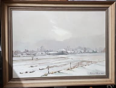 Картина с маслени бои от Van der Sheijden внос от Нидерландия.