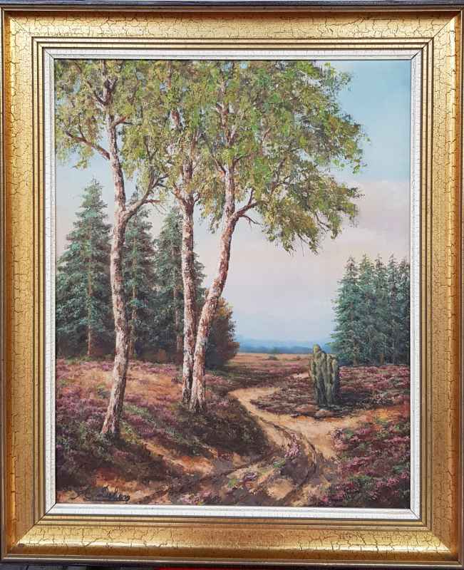 Картина с маслени бои на платно от А.Deliers, 20th century,  внос от Белгия
