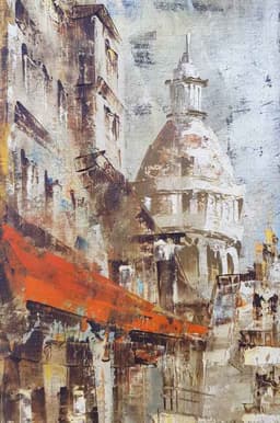 Картина с маслени бои на платно от Datch painter,  20th century,  внос от Нидерландия 2