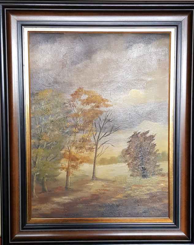 Картина с маслени бои на платно от известен белгийски художник , Cox - 1915 - 1974 год., Белгия
