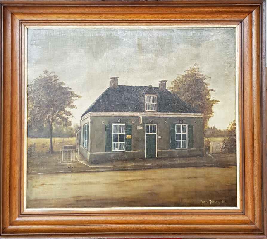 Картина с маслени бои на платно от Jan v.Tilburg, 1984, Нидерландия