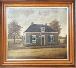 Картина с маслени бои на платно от Jan v.Tilburg, 1984, Нидерландия 1