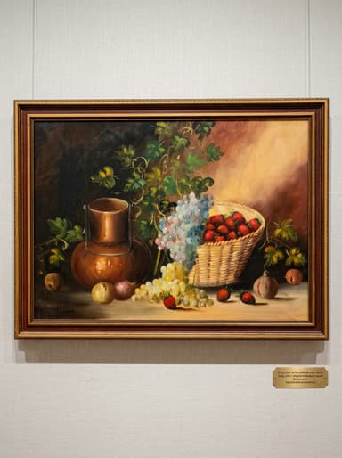 Картина с маслени бои на платно от известен английски художник Temly, 20th century, внос от Нидерландия.