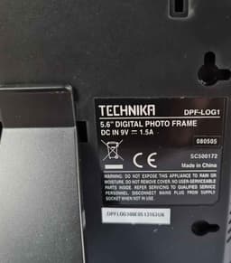 Дигитална рамка модел 5.6 inch,  DPF-LOG1, Technika, внос от Великобритания 3