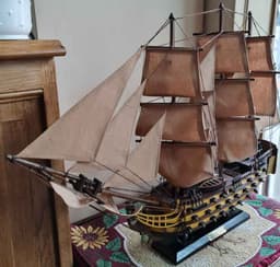 Макетен класически кораб от дърво, HMS VICTORY,  внос от Нидерландия. 2