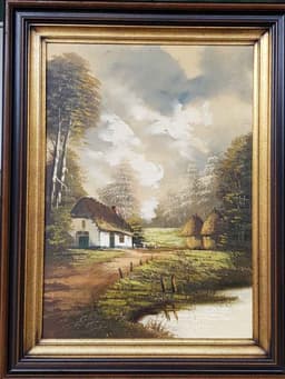Картина с маслени бои на платно от нидерландски художник, 20th century,  внос от Нидерландия 1