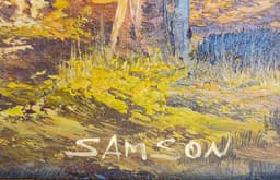 Картина с маслени бои на платно от известен нидерландски художник Samson, 20th century внос от Нидерландия. 3