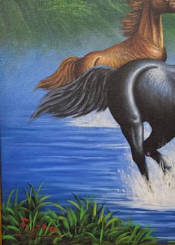 Картина от индонезийски художник  - Бали 2