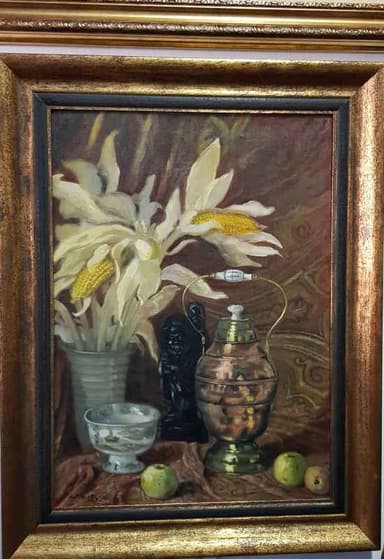 Картина с маслени бои на платно от A.van Tilburg,  1897-1963, Нидерландия