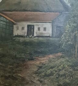 Картина с маслени бои на платно от известен нидерландски художник J. Kok, 20th century внос от Нидерландия. 2