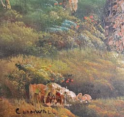 Картина с маслени бои на платно от Cornwall, 20th century,  внос от Нидерландия 3