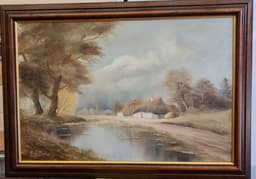 Картина с маслени бои на платно от Frits Meijer, 20th century,  внос от Нидерландия 1