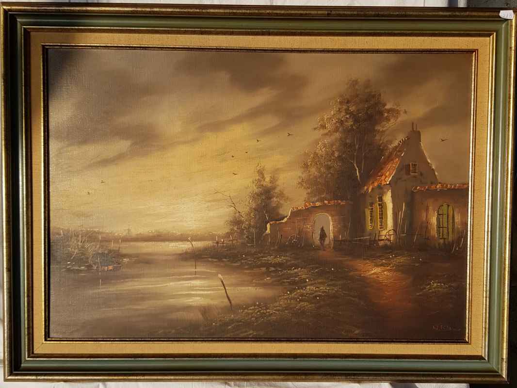 Картина с маслени бои на платно