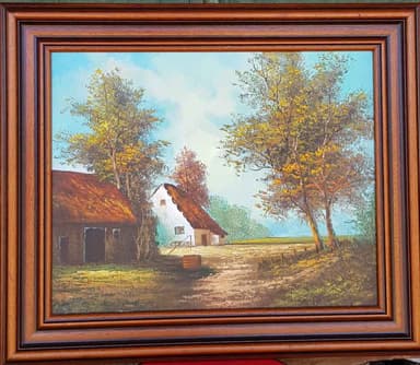 Картина с маслени бои на платно, A.Udink , 1996 год., внос от Нидерландия