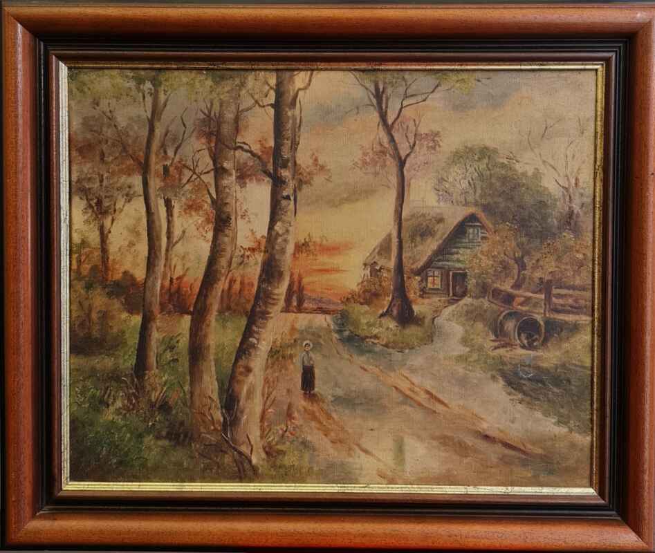 Картина с маслени бои на платно от T.van Reeth, 20th century - Нидерландия