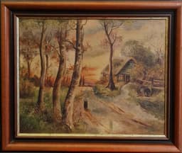 Картина с маслени бои на платно от T.van Reeth, 20th century - Нидерландия 1