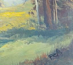 Картина с маслени бои на платно от P. Meurs, 20th century,  внос от Нидерландия. 3