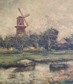Картина с маслени бои на платно от известен нидерландски художник Jan Vlaardingen внос от Нидерландия. 2