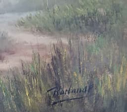 Картина с маслени бои на платно от Roelandt внос от Нидерландия. 2
