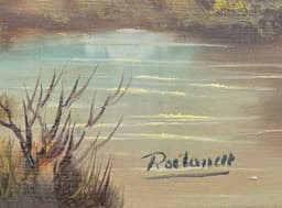 Картина с маслени бои на платно от известен нидерландски художник Roelandt,  20th century внос от Нидерландия. 3