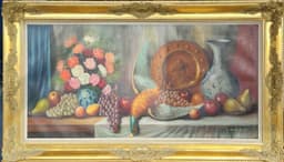 Картина с маслени бои на платно от известен белгийски художник De Brabanter, 20th century внос от Нидерландия. 1