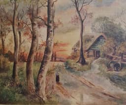 Картина с маслени бои на платно от T.van Reeth, 20th century - Нидерландия 2