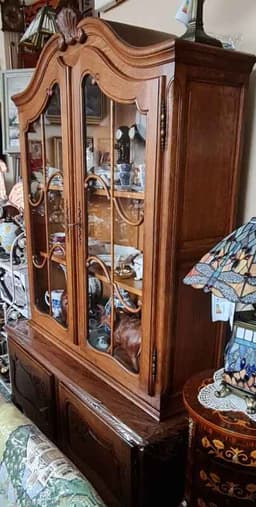 Витрина в стил Луи 14-ти от дъб внос от Белгия. 3