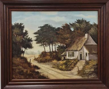 Картина от известен нидерландски художник L.vd.Venn , 20th century внос от Нидерландия.