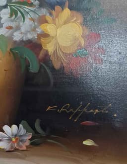 Картина с маслени бои на платно от известен белгийски художник K. Rappert, 20th century внос от Нидерландия. 2