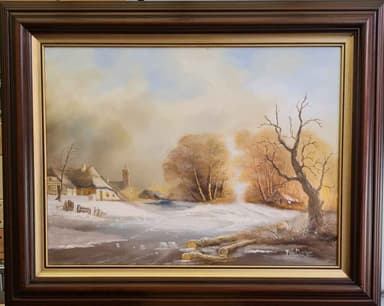 Картина с маслени бои на платно от Ricky Damen, 20th century,  внос от Нидерландия