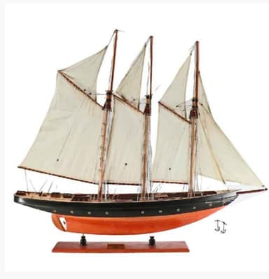 Макетен кораб от дърво, Sailboat of the "Atlantic", нов внос от Нидерландия.