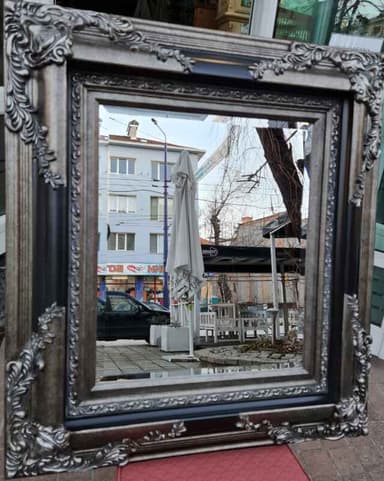 Огледало с фасет и барокова рамка, нова, внос от Германия