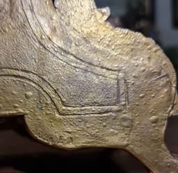 Каминен часовник в съчетание от месиг с оникс, производство Франция. 4