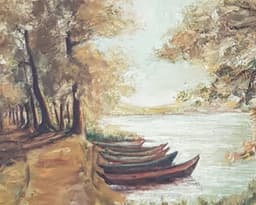 Картина с маслени бои на платно от Белгийски художник,  20th  century,  внос от Белгия от 3