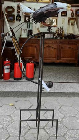 Орел за градината от метал задвижване от вятъра, нов внос от Нидерландия 2