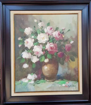Картина с маслени бои на платно от J. Charbon, 20th century,  внос от Белгия